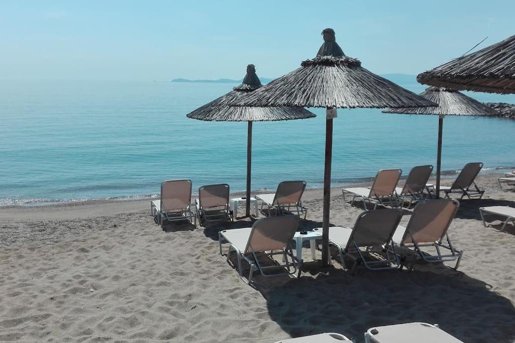 Cosy House Stratoni Chalkidiki 300M From Beach Bagian luar foto